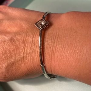 Brighton square bangle. Used. Silver.